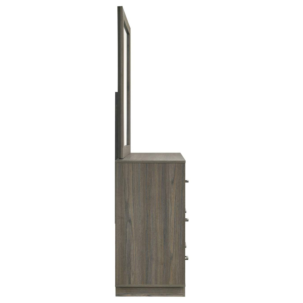 224983M Fenwick 9-drawer Dresser with Mirror Grey Oak