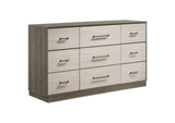 224983 Fenwick 9-drawer Dresser Grey Oak