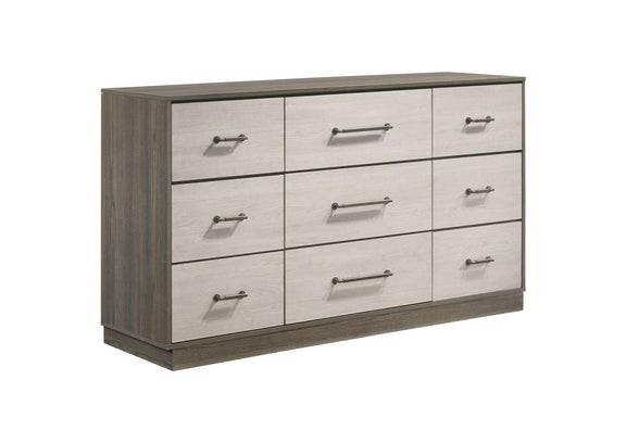 224983 Fenwick 9-drawer Dresser Grey Oak
