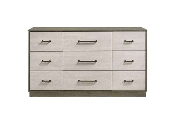 224983 Fenwick 9-drawer Dresser Grey Oak