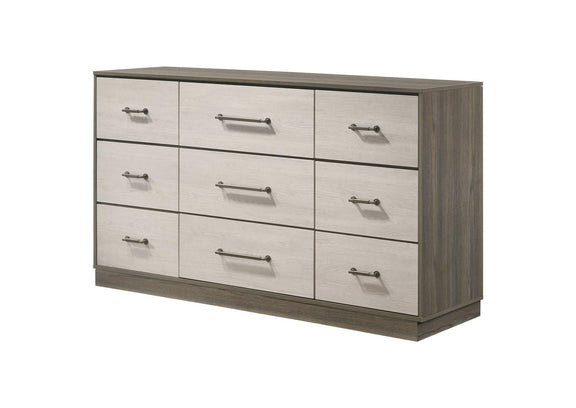 224983 Fenwick 9-drawer Dresser Grey Oak