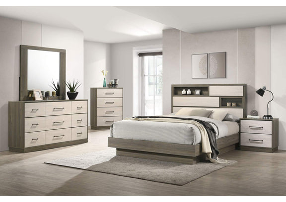 224983 Fenwick 9-drawer Dresser Grey Oak
