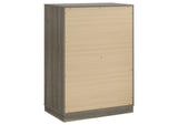 224985 Fenwick 4-drawer Chest of Drawers Grey Oak