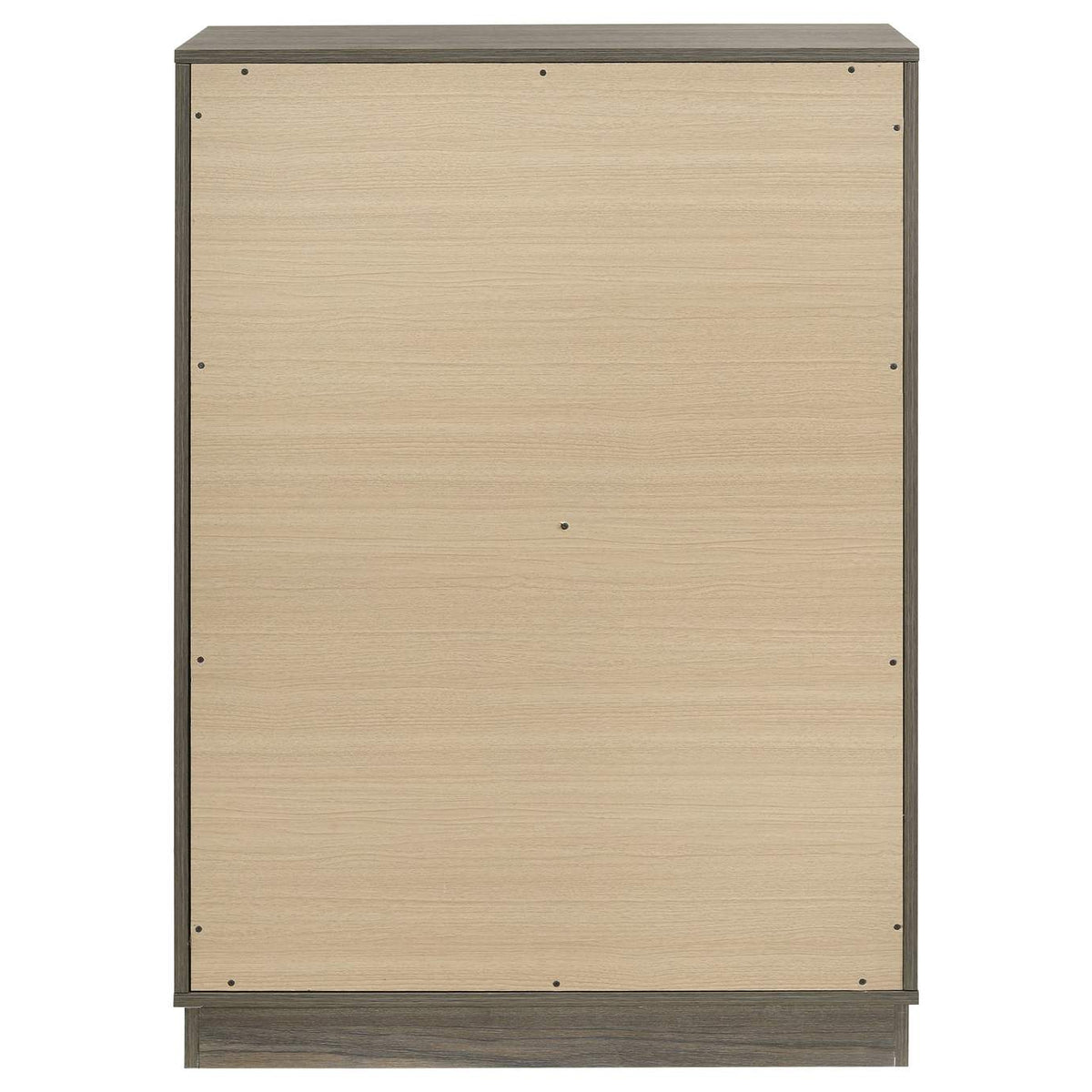 224985 Fenwick 4-drawer Chest of Drawers Grey Oak