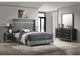224991KE-S4 Lucia 4-piece Eastern King Bedroom Set Grey and Black