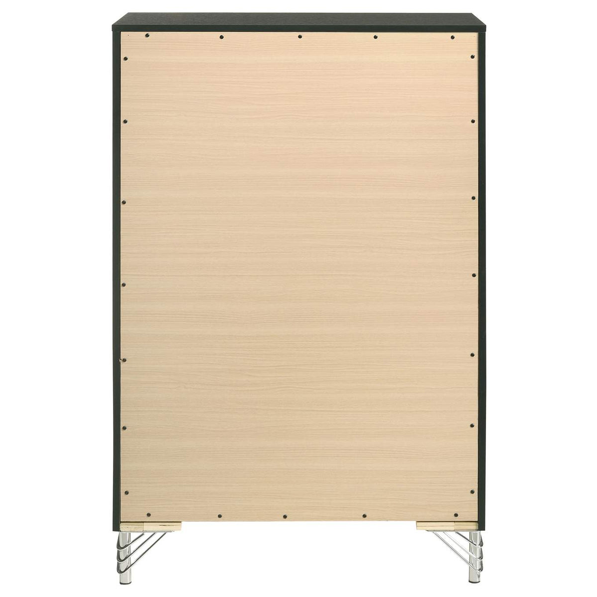 224995 Lucia 5-drawer Bedroom Chest of Drawers Black