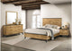 225001F-S4 Kaywood 4-piece Full Bedroom Set Natural Pine