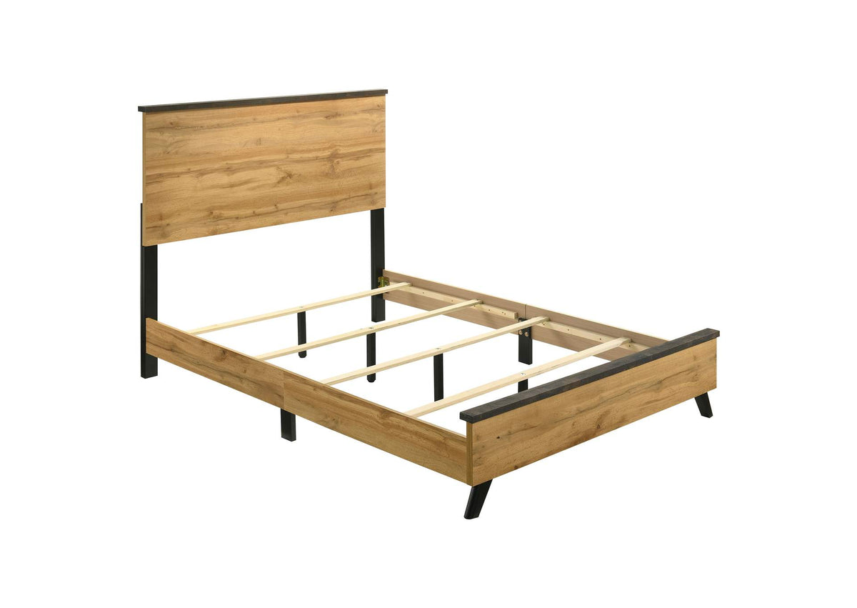 225001F Kaywood 52-inch Full Panel Bed Natural Pine