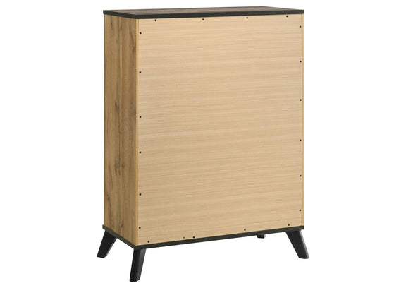 225001KE-S5 Kaywood 5-piece Eastern King Bedroom Set Natural Pine
