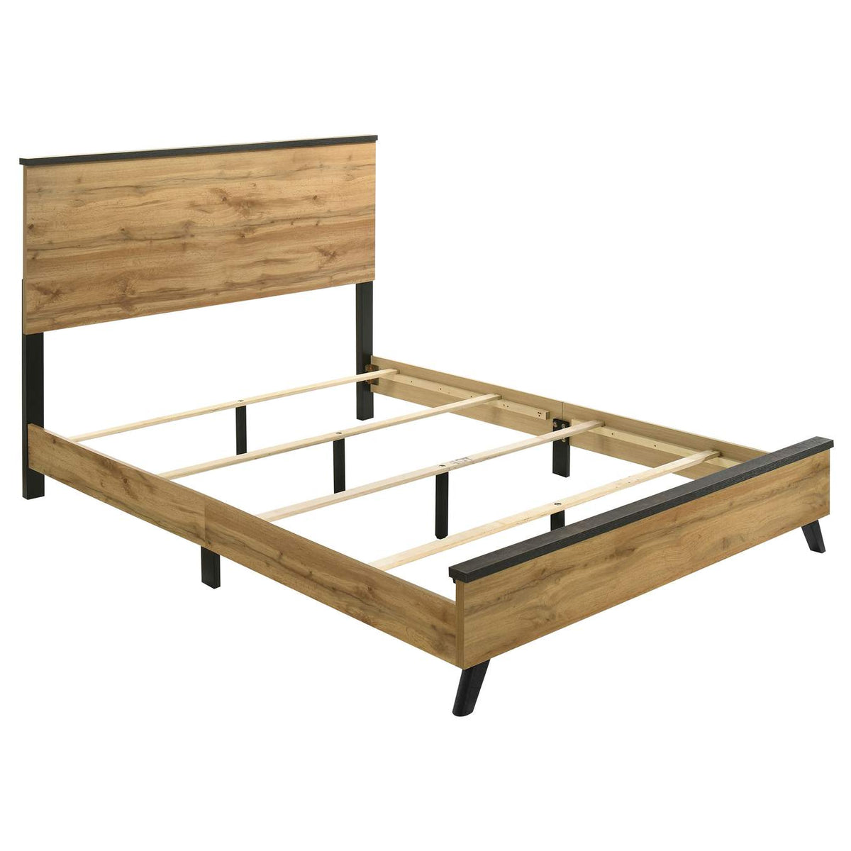 225001Q-S4 Kaywood 4-piece Queen Bedroom Set Natural Pine