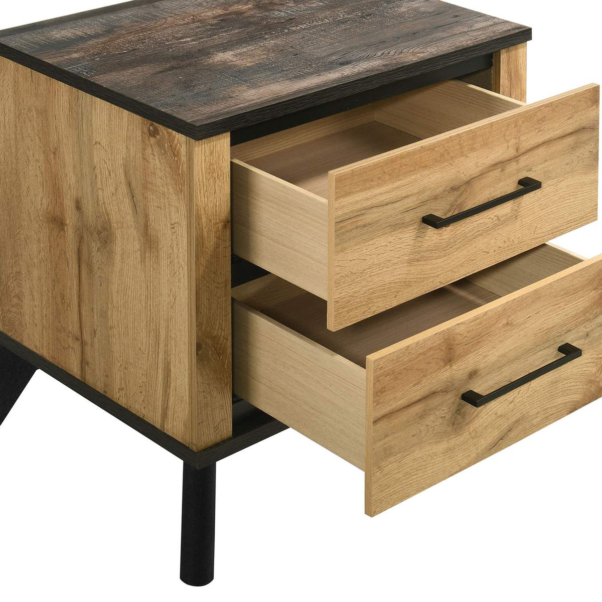 225001Q-S4 Kaywood 4-piece Queen Bedroom Set Natural Pine