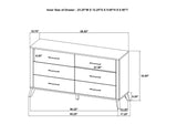 225001Q-S4 Kaywood 4-piece Queen Bedroom Set Natural Pine