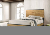 225001Q Kaywood 52-inch Queen Panel Bed Natural Pine