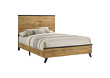 225001Q Kaywood 52-inch Queen Panel Bed Natural Pine