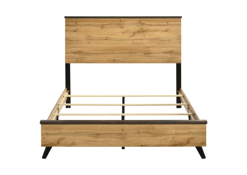 225001Q Kaywood 52-inch Queen Panel Bed Natural Pine