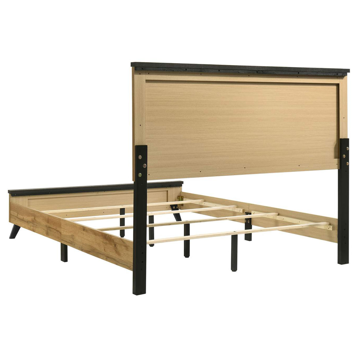 225001Q Kaywood 52-inch Queen Panel Bed Natural Pine