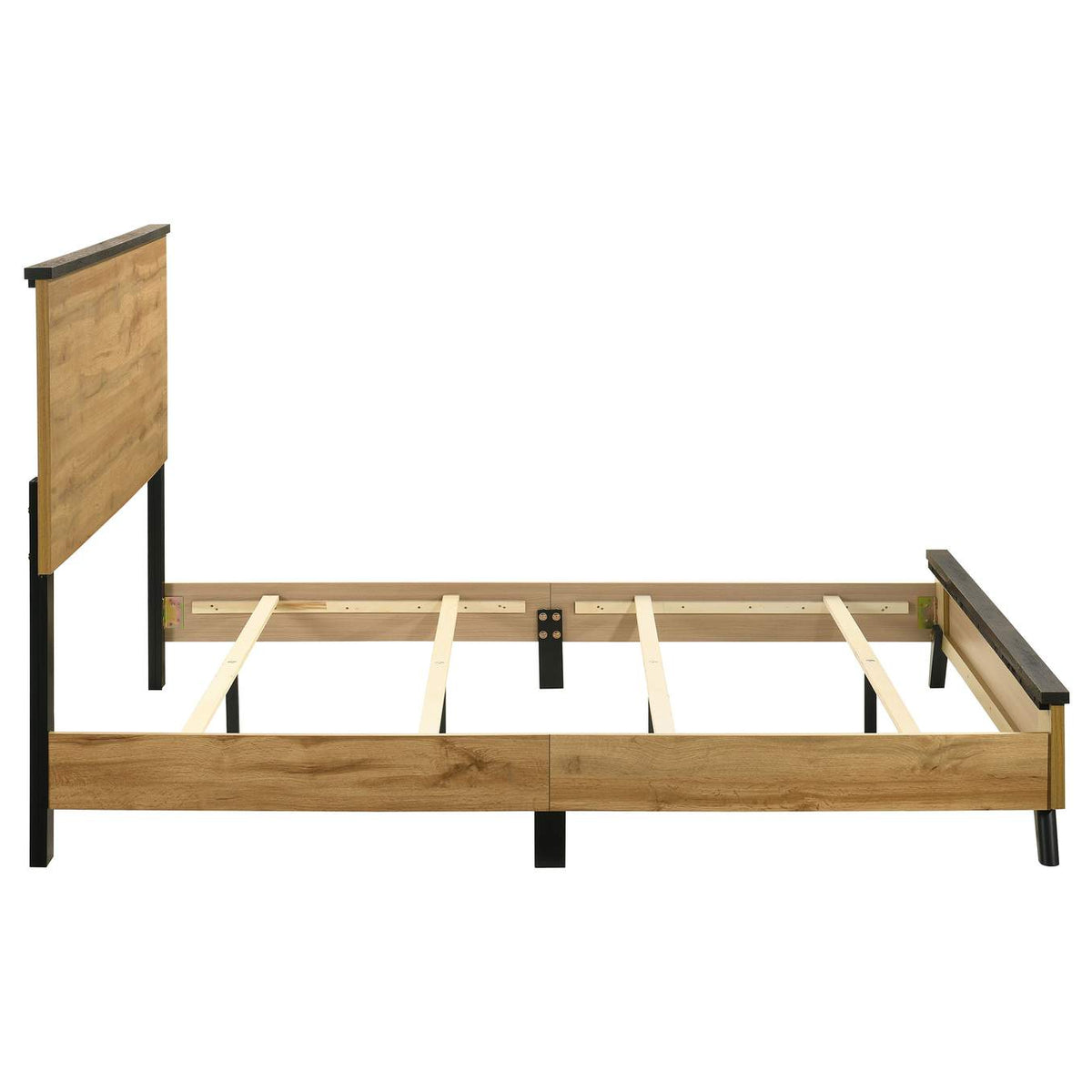 225001Q Kaywood 52-inch Queen Panel Bed Natural Pine