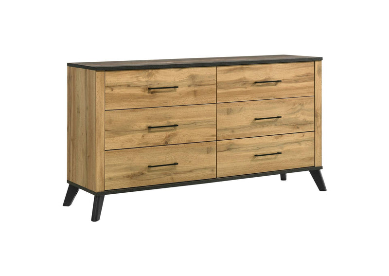 225001T-S5 Kaywood 5-piece Twin Bedroom Set Natural Pine