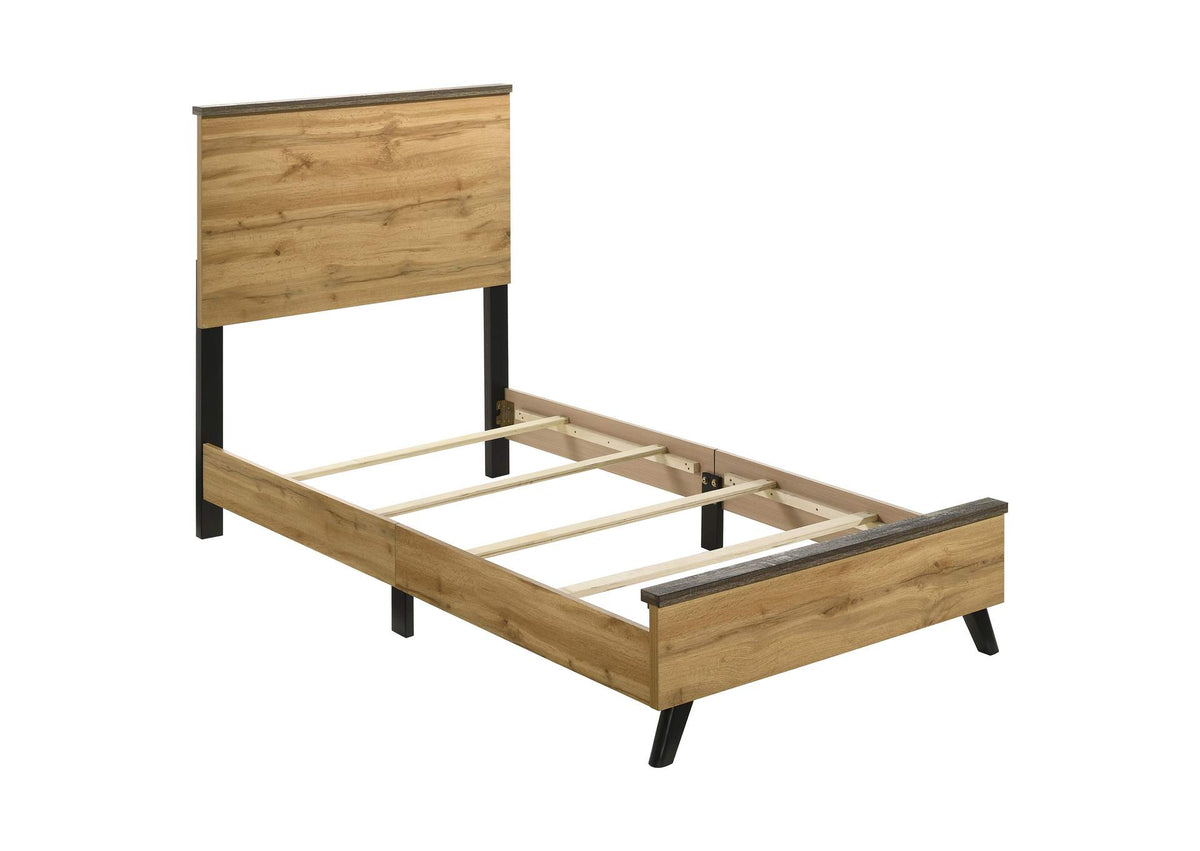 225001T Kaywood 52-inch Twin Panel Bed Natural Pine