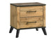 225002 Kaywood 2-drawer Nightstand Bedside Table Natural Pine