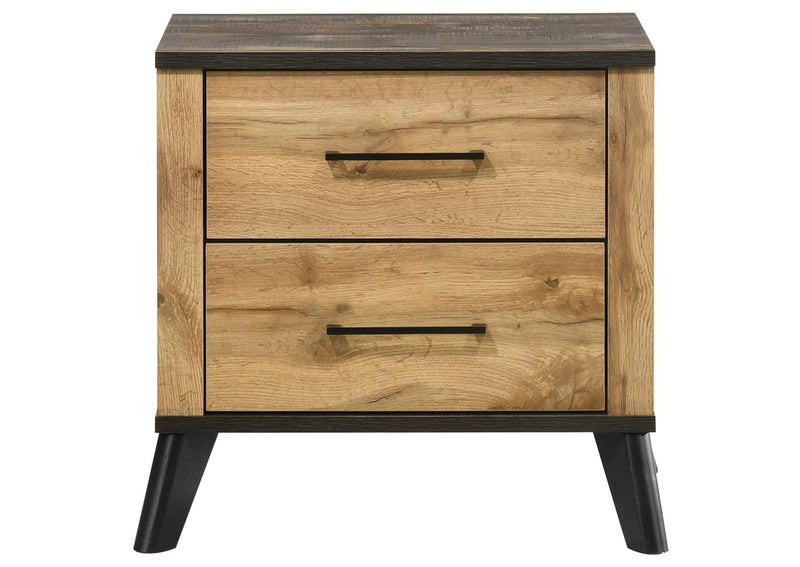 225002 Kaywood 2-drawer Nightstand Bedside Table Natural Pine
