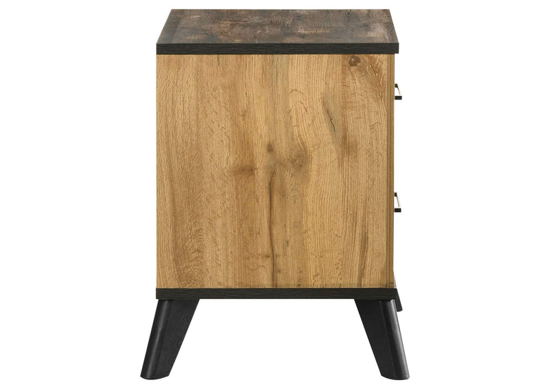 225002 Kaywood 2-drawer Nightstand Bedside Table Natural Pine