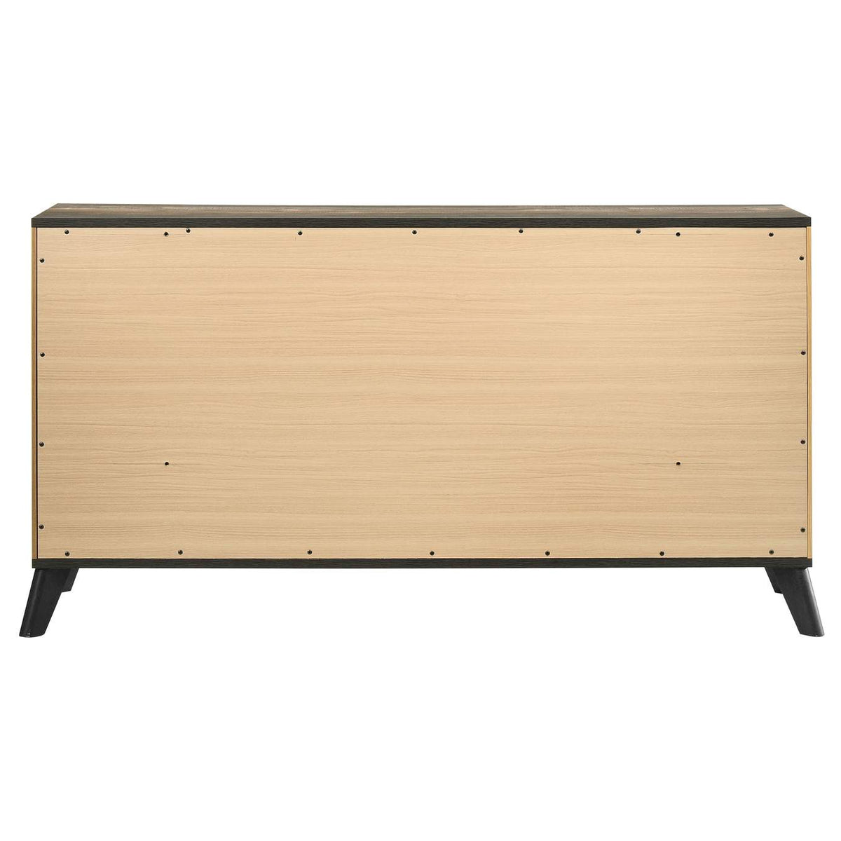 225003 Kaywood 6-drawer Dresser Cabinet Natural Pine