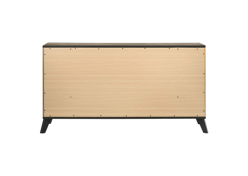 225003 Kaywood 6-drawer Dresser Cabinet Natural Pine