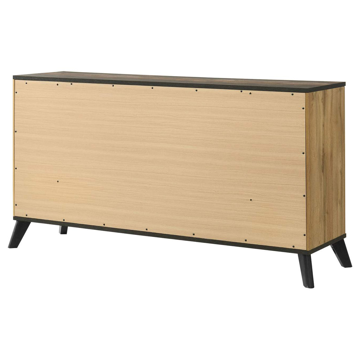 225003 Kaywood 6-drawer Dresser Cabinet Natural Pine