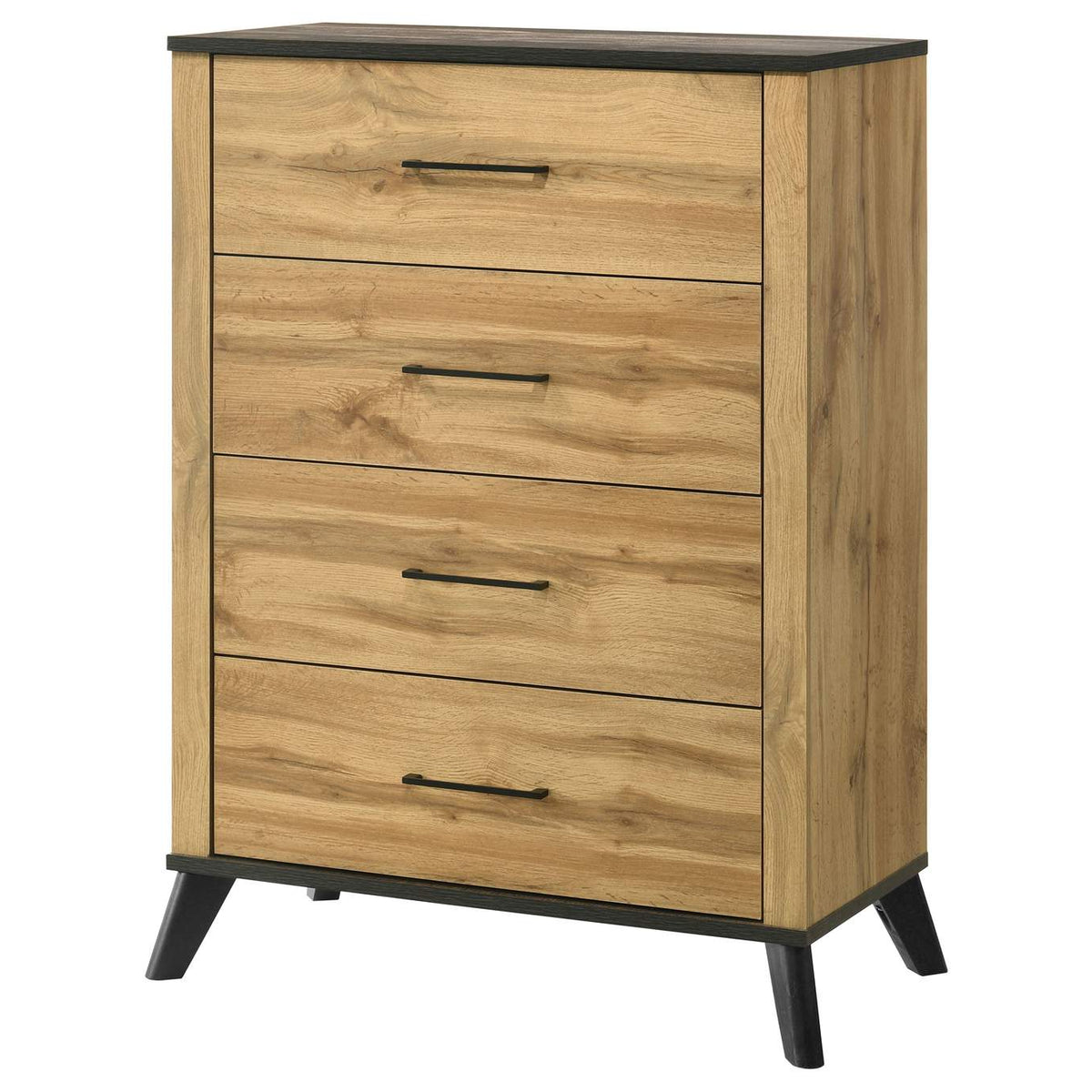 225005 Kaywood 4-drawer Bedroom Chest of Drawers Natural Pine