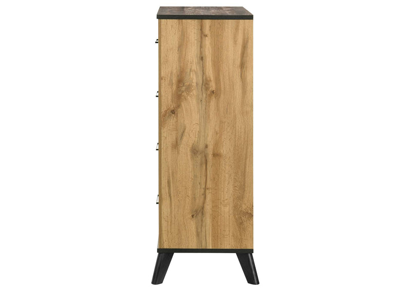 225005 Kaywood 4-drawer Bedroom Chest of Drawers Natural Pine