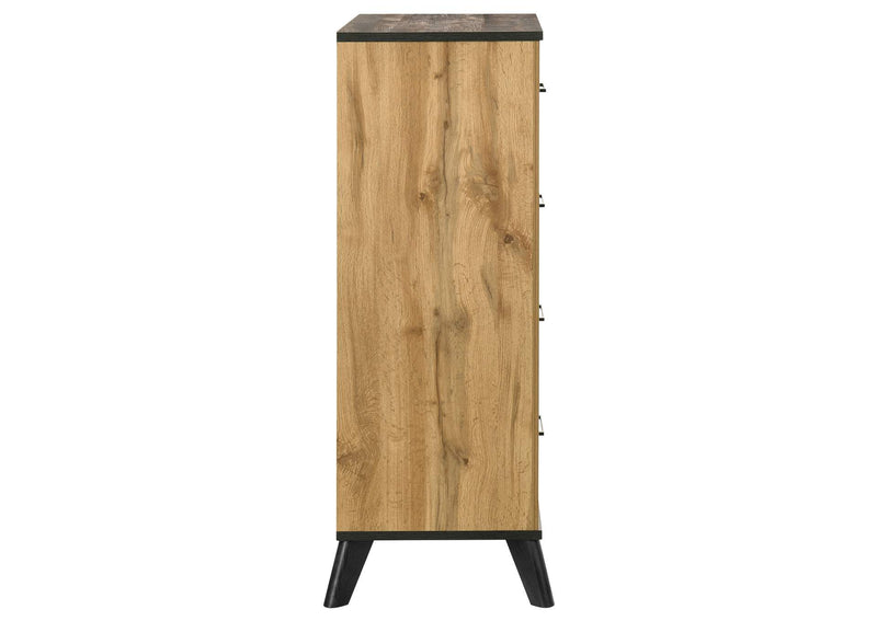 225005 Kaywood 4-drawer Bedroom Chest of Drawers Natural Pine