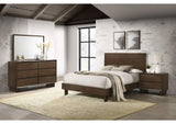 225011KE-S4 Glenwood 4-piece Eastern King Bedroom Set Warm Brown