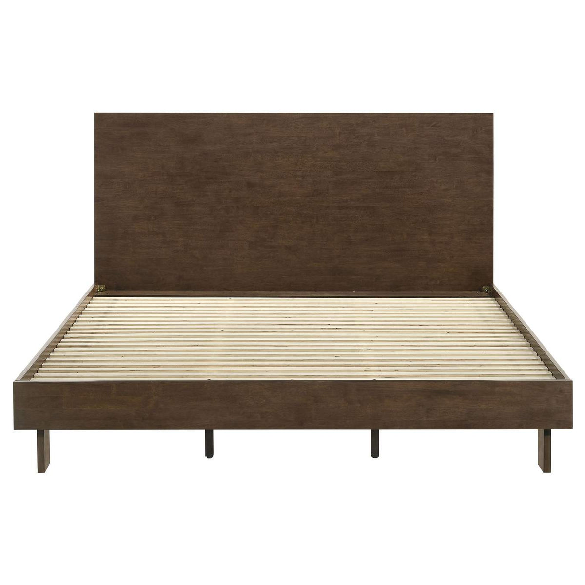225011KE Glenwood 48-inch Eastern King Platform Panel Bed Warm Brown
