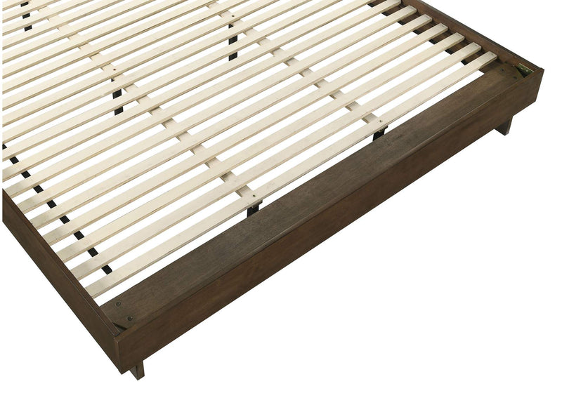 225011KE Glenwood 48-inch Eastern King Platform Panel Bed Warm Brown