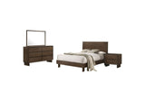 225011Q-S4 Glenwood 4-piece Queen Bedroom Set Warm Brown