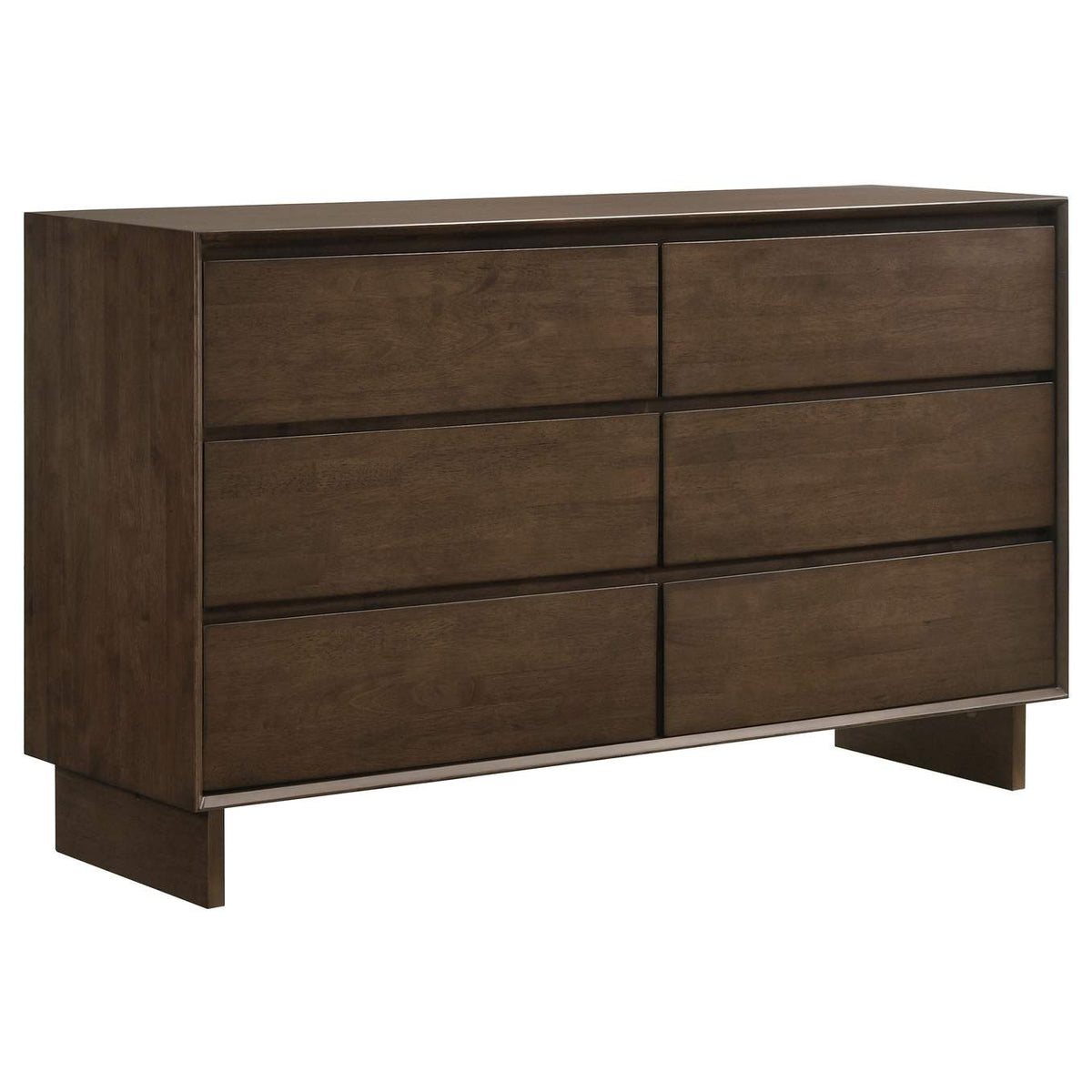 225011Q-S4 Glenwood 4-piece Queen Bedroom Set Warm Brown