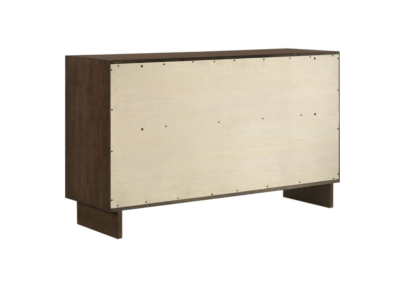 225011Q-S5 Glenwood 5-piece Queen Bedroom Set Warm Brown