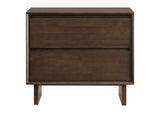 225012 Glenwood 2-drawer Nightstand Bedside Table Warm Brown