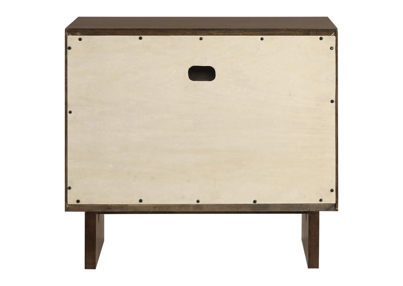225012 Glenwood 2-drawer Nightstand Bedside Table Warm Brown