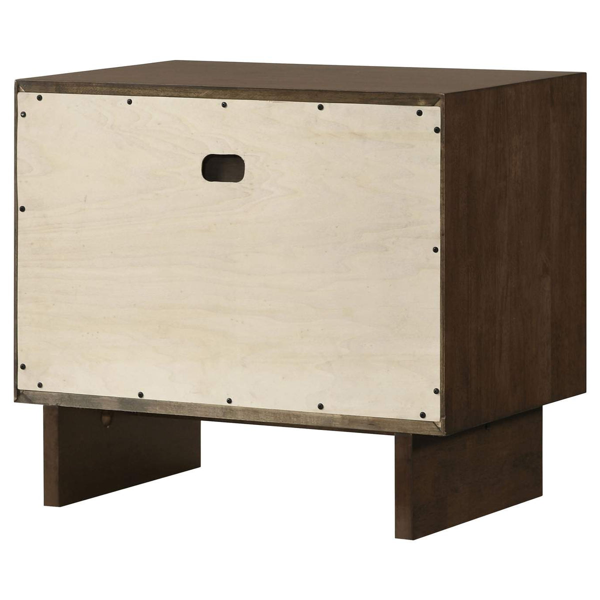 225012 Glenwood 2-drawer Nightstand Bedside Table Warm Brown
