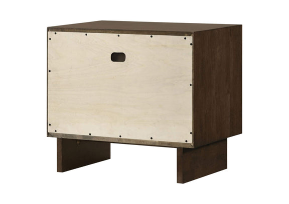 225012 Glenwood 2-drawer Nightstand Bedside Table Warm Brown
