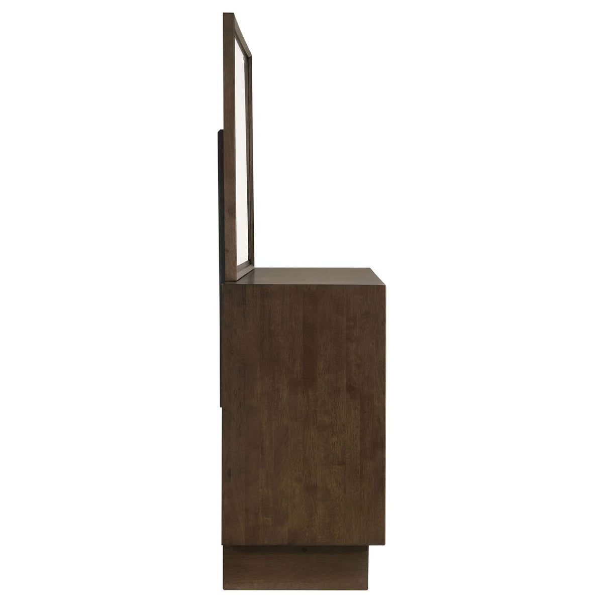 225013M Glenwood 6-drawer Dresser and Mirror Warm Brown
