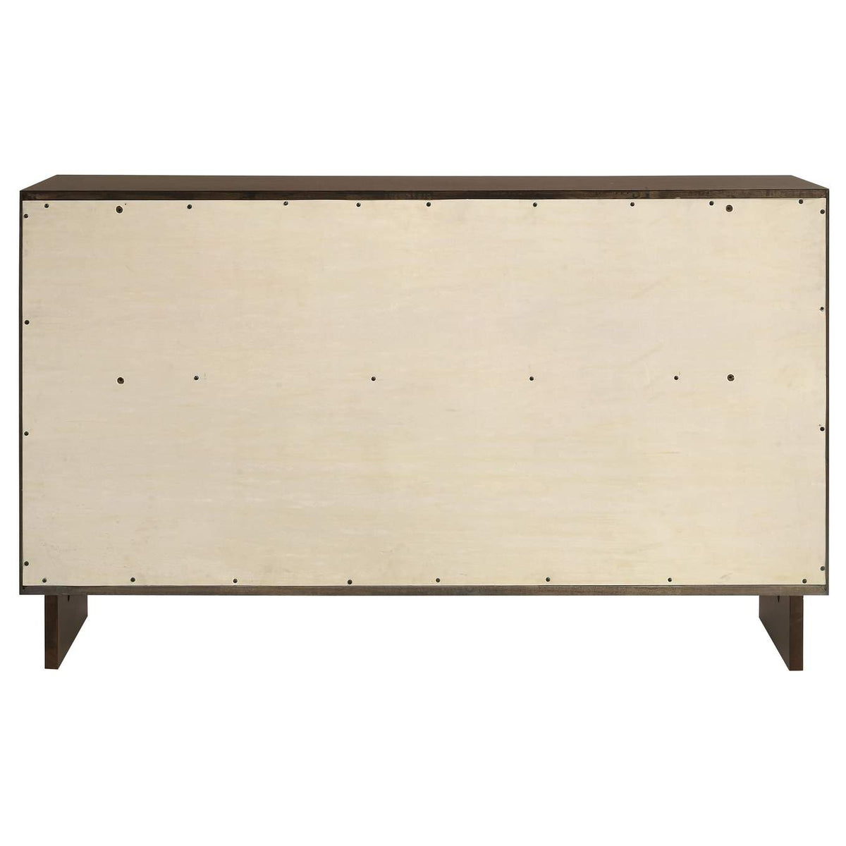 225013 Glenwood 6-drawer Dresser Cabinet Warm Brown