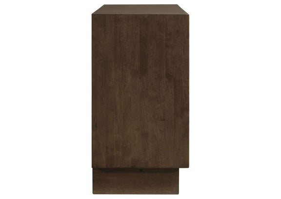 225013 Glenwood 6-drawer Dresser Cabinet Warm Brown