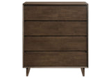 225015 Glenwood 4-drawer Chest of Drawers Warm Brown