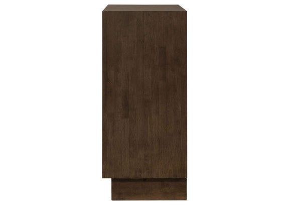 225015 Glenwood 4-drawer Chest of Drawers Warm Brown