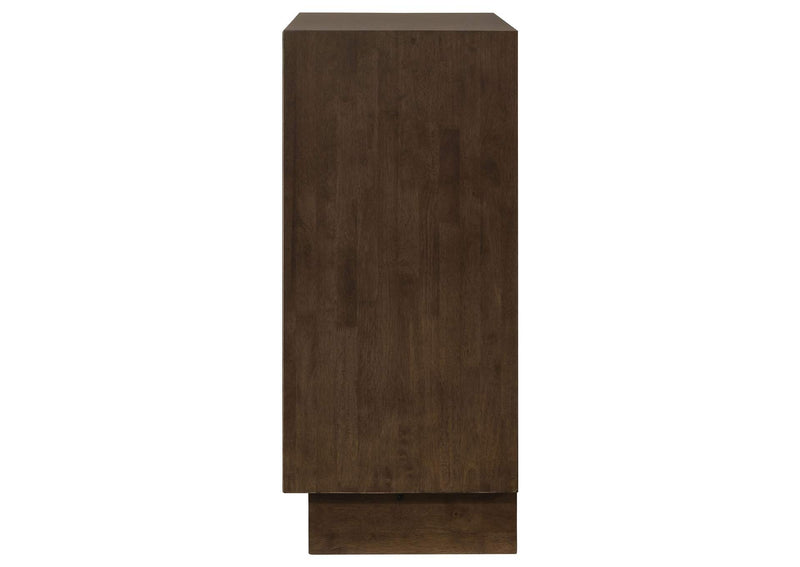 225015 Glenwood 4-drawer Chest of Drawers Warm Brown