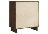 225015 Glenwood 4-drawer Chest of Drawers Warm Brown
