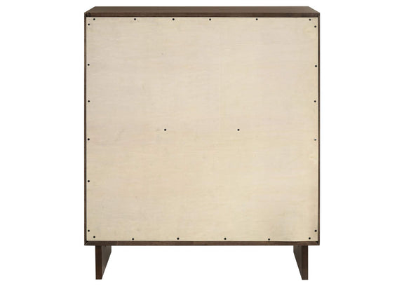 225015 Glenwood 4-drawer Chest of Drawers Warm Brown
